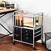 Honey Can Do Rolling File Cart with Five Drawers Image 4