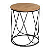 Honey Can Do Round Side Table Image 1