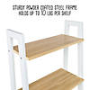Honey-Can-Do Wood and Metal A-Frame Ladder Shelf, 5 Tiers Image 1