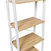 Honey-Can-Do Wood and Metal A-Frame Ladder Shelf, 5 Tiers Image 3