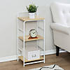 Honey-Can-Do Wood and Metal Small Shelf, 3 Tiers Image 2