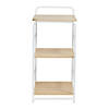 Honey-Can-Do Wood and Metal Small Shelf, 3 Tiers Image 4
