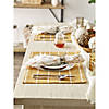 Honey Gold Check Placemat (Set Of 6) Image 1