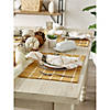 Honey Gold Check Placemat (Set Of 6) Image 2