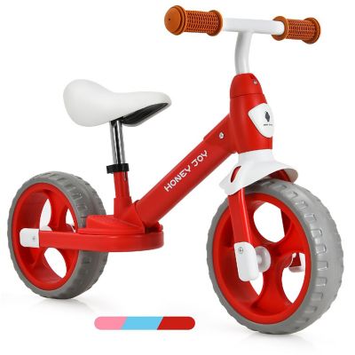 Honey Joy Toddler Balance Bike w/ Feetrests for 2-5 Yr Red Image 1