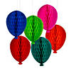 Honeycomb Hanging Balloon Decorations - 6 Pc. Image 1