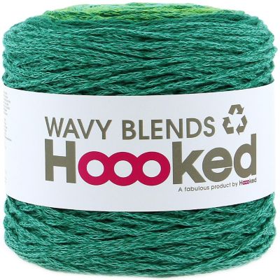 Hoooked Wavy Blends Yarn-Lush Mint Image 1
