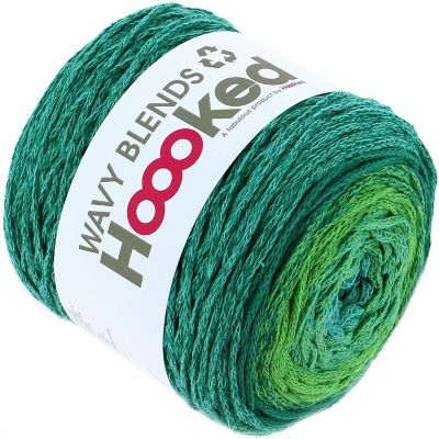 Hoooked Wavy Blends Yarn-Lush Mint Image 1