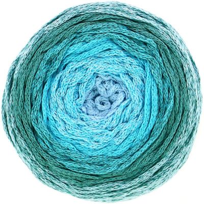 Hoooked Wavy Blends Yarn-Sea Splash Image 2