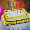 Hooray Cake Topper - 6 Pc. Image 1