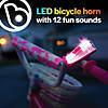 Horn Brightz Bike Lights & Multi-Sound Horn: Pink Image 3