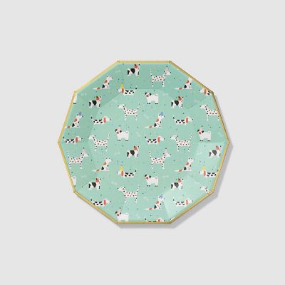Hot Diggity Dog Large Plates -10/Pack - 10 Pieces Image 1