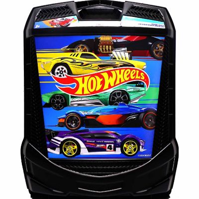 Hot Wheels 100-Car, Rolling Storage Case with Retractable Handle Image 1