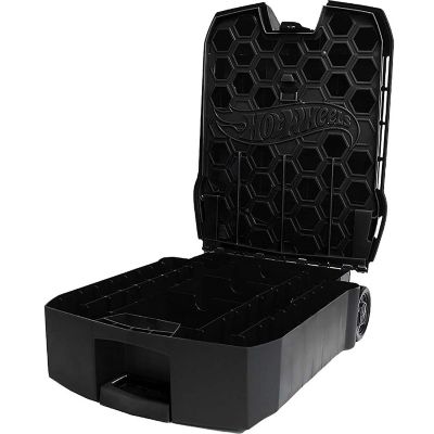 Hot Wheels 100-Car, Rolling Storage Case with Retractable Handle Image 1