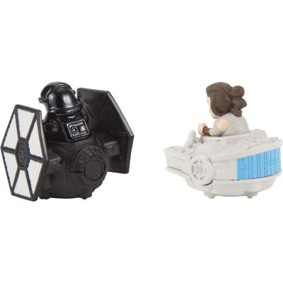 Hot Wheels Rey Vs First Order Tie Fighter Pilot Vehicle, Multicolor Image 2