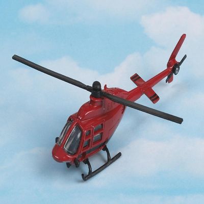 Hot Wings Bell 206 JetRanger (Red) Helicopter Image 1