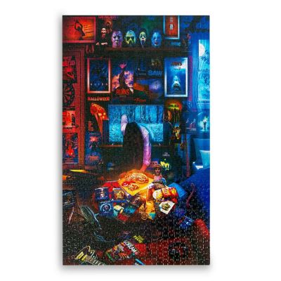 House of Horrors and Scary Movies 1000 Piece Jigsaw Puzzle By Rachid Lotf Image 2
