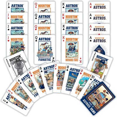 Houston Astros Fan Deck Playing Cards - 54 Card Deck Image 2