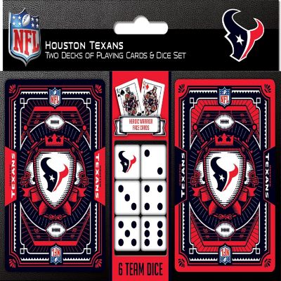 Houston Texans - 2-Pack Playing Cards &amp; Dice Set Image 1