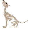 Howl At The Moon Wolf Skeleton Decoration Image 2