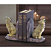 Howling Wolf Bookends 3.5X4X5.5" Image 2