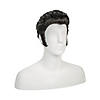 Human Hair 50's Rocker Wig Black Image 1