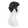 Human Hair 50's Rocker Wig Black Image 3