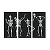 Humorous Skeletons Backdrop Halloween Decoration - 3 Pc. Image 1