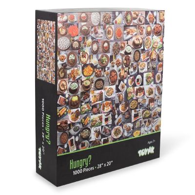 Hungry? Food Puzzle  1000 Piece Jigsaw Puzzle  Family Game Night Image 1