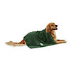 Hunter Green Embroidered Paw Pet Towel Image 1