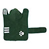Hunter Green Embroidered Paw Small Pet Robe Image 2