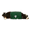 Hunter Green Embroidered Paw Small Pet Towel (Set Of 3) Image 1