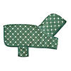 Hunter Green Printed Trellis Paw Small Pet Robe Image 1