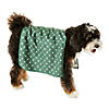 Hunter Green Printed Trellis Paw Small Pet Towel (Set Of 3) Image 1