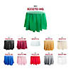 Hunter Green Round Disposable Plastic Tablecloths (84") - (48 Tablecloths) Image 3