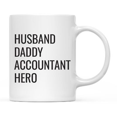 Husband Daddy Accountant Ceramic Mug Image 2