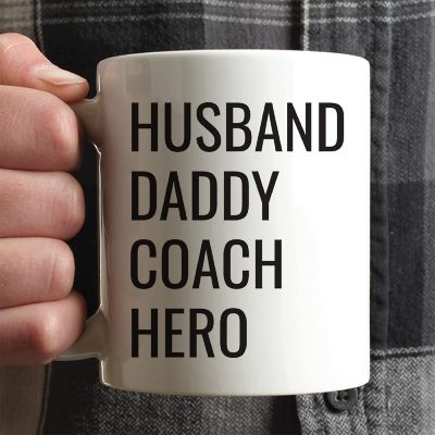 Husband Daddy Coach Hero Ceramic Mug Image 1