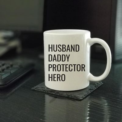Husband Daddy Protector Ceramic Mug Image 1