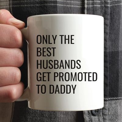 Husbands Promoted to Daddy Ceramic Mug Image 1