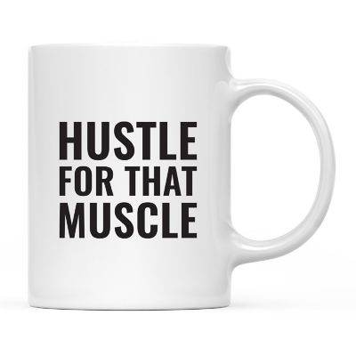 Hustle for Muscle Ceramic Mug Image 2