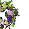 Hydrangea and Foliage Spring Floral Twig Wreath 26" Image 2