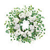 Hydrangea And Ivy Wreath 21.5"D Polyester Image 1