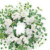 Hydrangea And Ivy Wreath 21.5"D Polyester Image 1