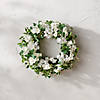 Hydrangea And Ivy Wreath 21.5"D Polyester Image 2