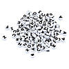 Hygloss ABC Beads, Black and White, 300 Count Image 1