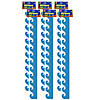 Hygloss Blue Waves Mighty Brights Border, 36 Feet Per Pack, 6 Packs Image 1