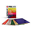 Hygloss Metallic Foil Paper Assortment, 10 Sheets Per Pack, 6 Packs Image 1