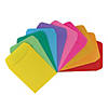 Hygloss Self-Adhesive Library Pockets, 3.5" x 4.875", 10 Colors, 30 Per Pack, 3 Packs Image 1