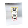 Hygloss Silver Foil Mirror Board, 5" x 7", 25 Sheets Per Pack, 3 Packs Image 1