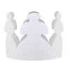 Hygloss White Crowns, 24 Per Pack, 3 Packs Image 1